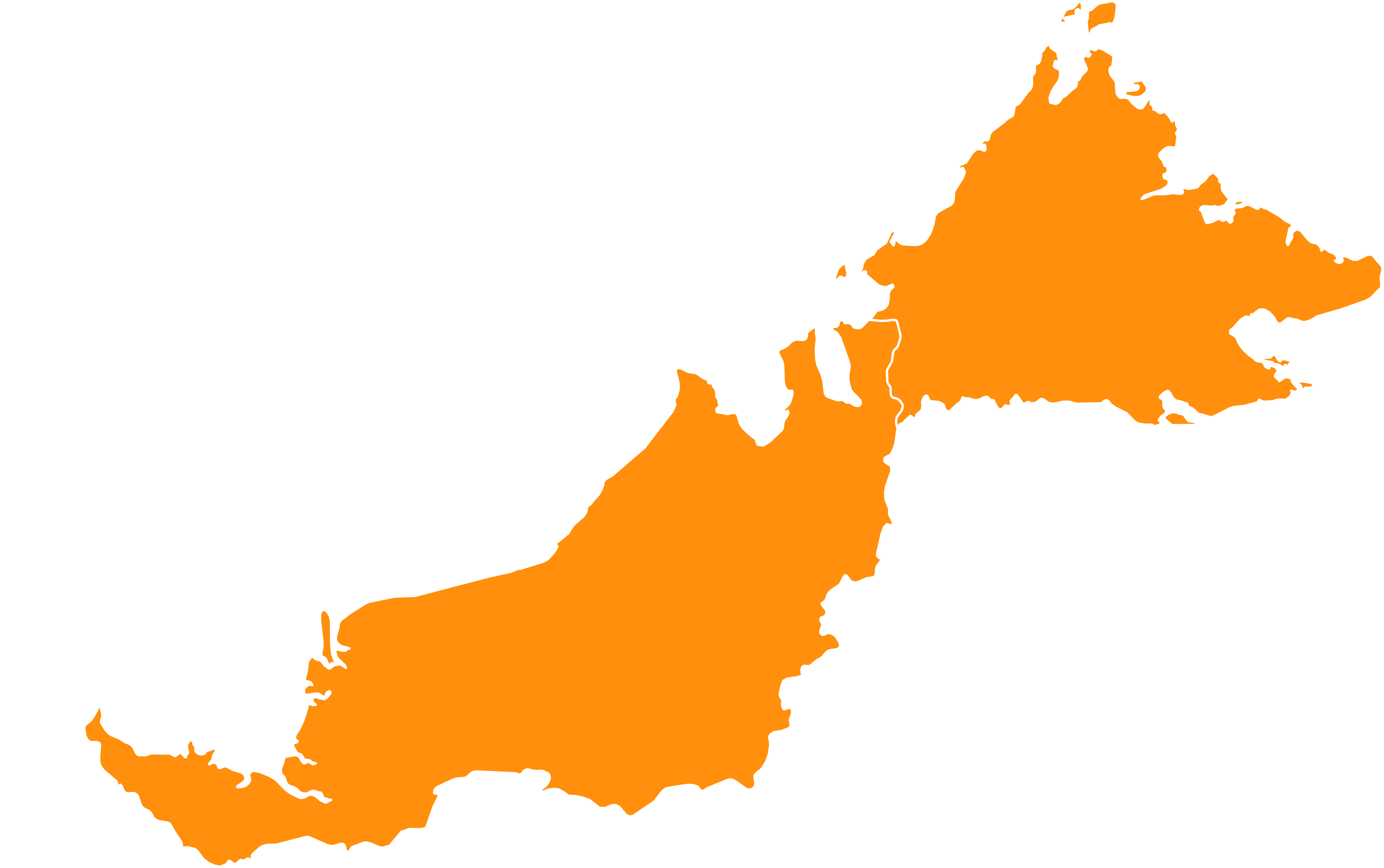 Peta Sabah & Sarawak